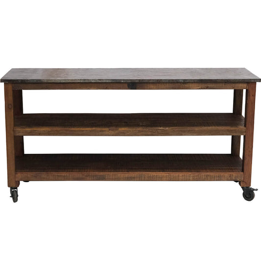 Trademark Living Chhagna konsolbord med metaltop