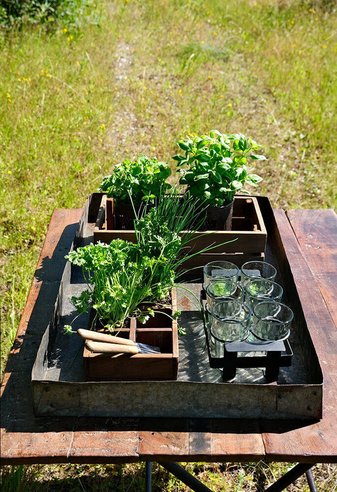 Trademark Living Indore stor jernbakke