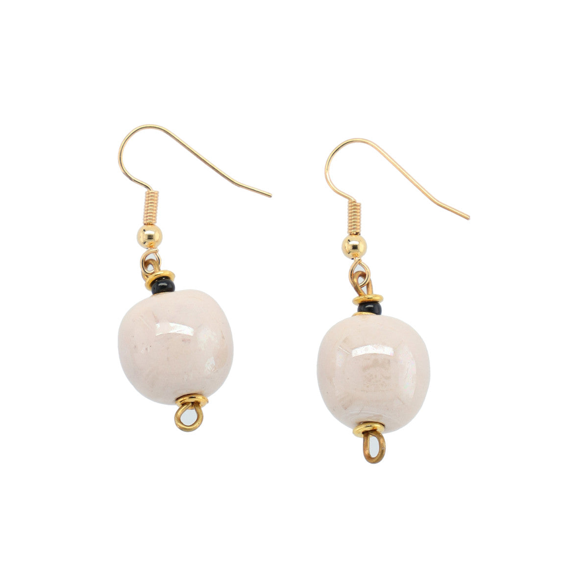 Perleøreringe - round - fudge mop