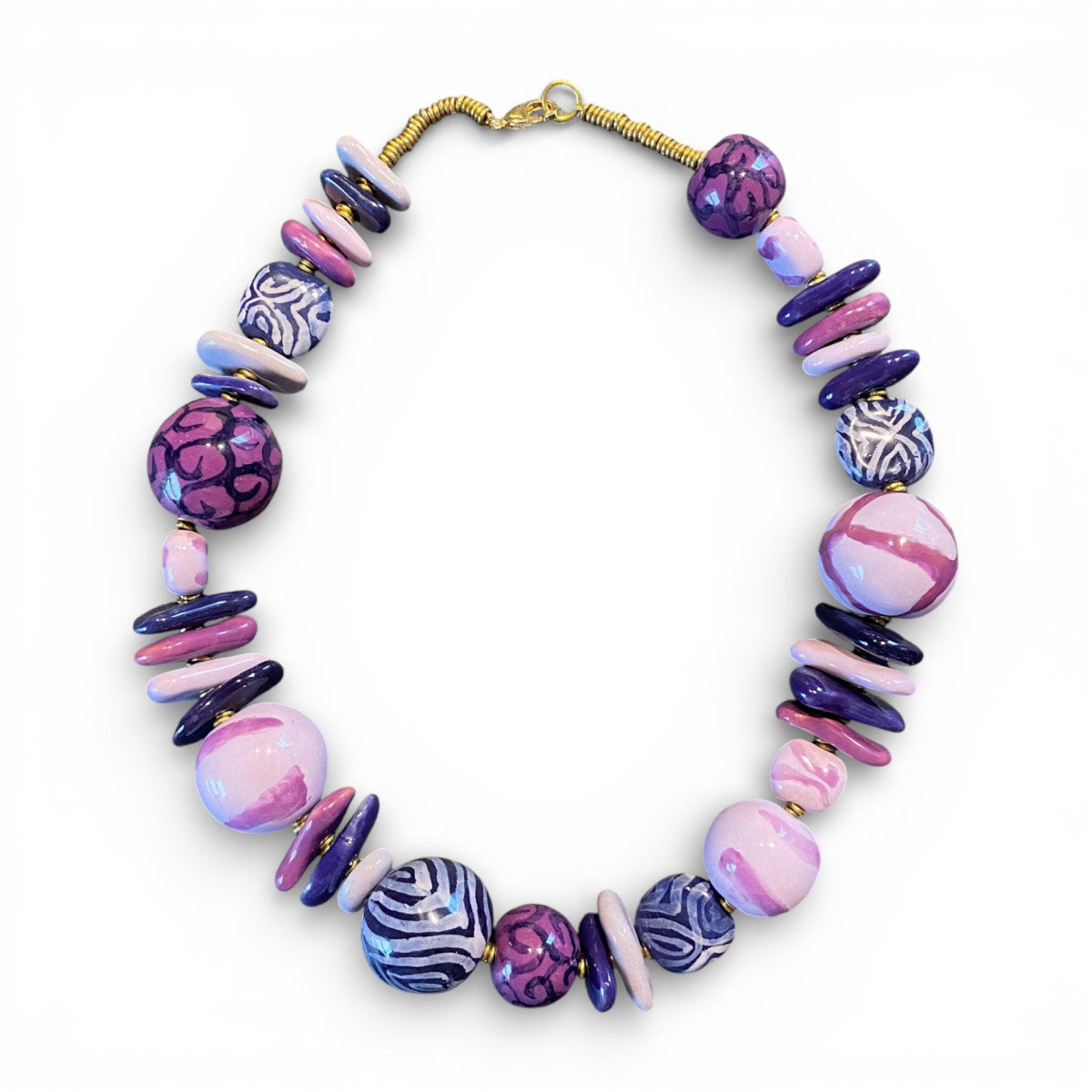 Perlekæde - PangaRound - Purple match