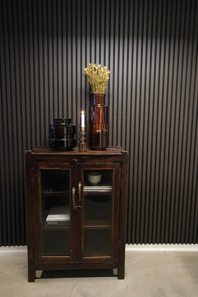 Trademark Living Liu vase - røgfarvet