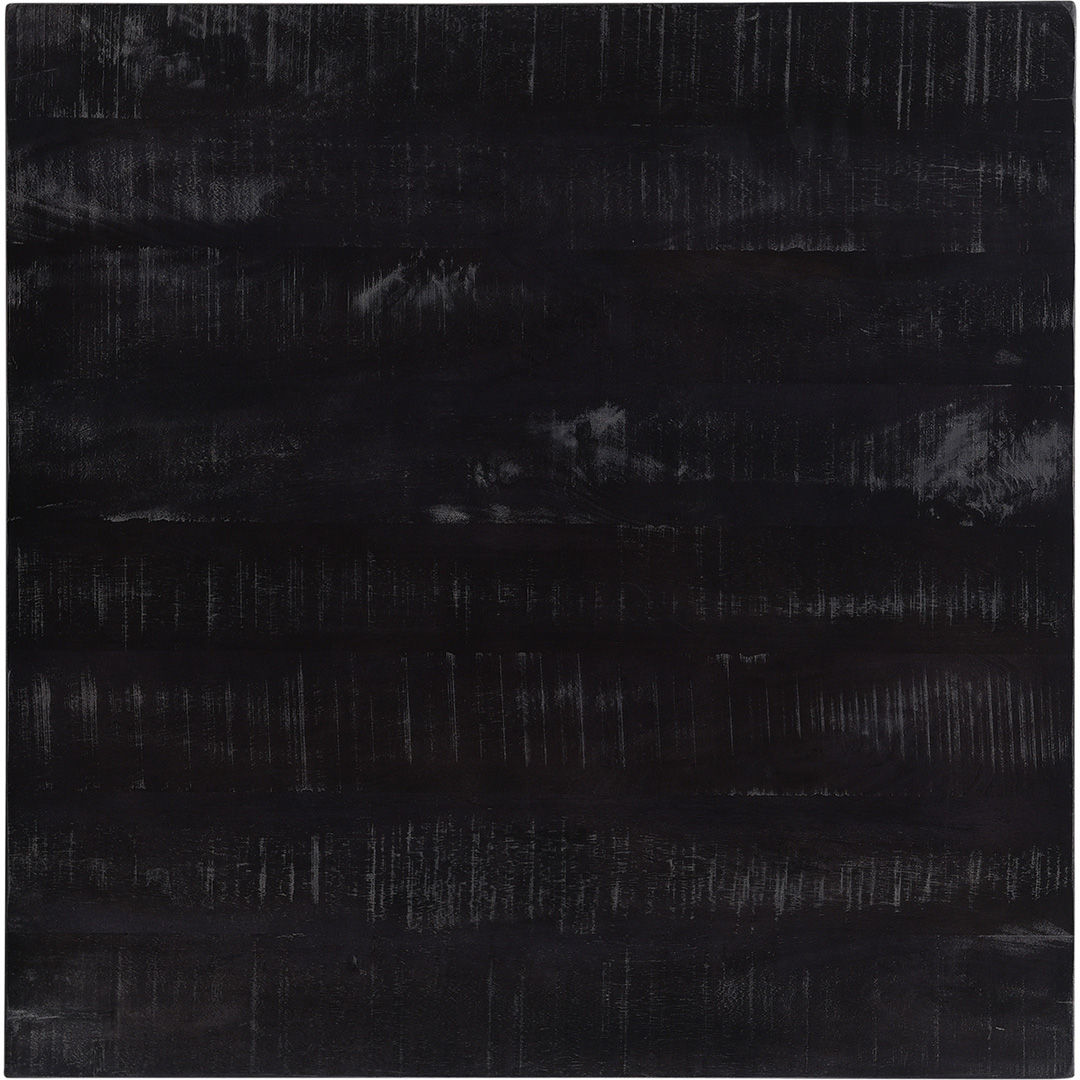 Trademark Living Clint kvadratisk bordplade i sortmalet mangotræ - M