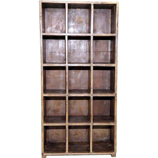 Trademark Living Gammel reol med 15 rum