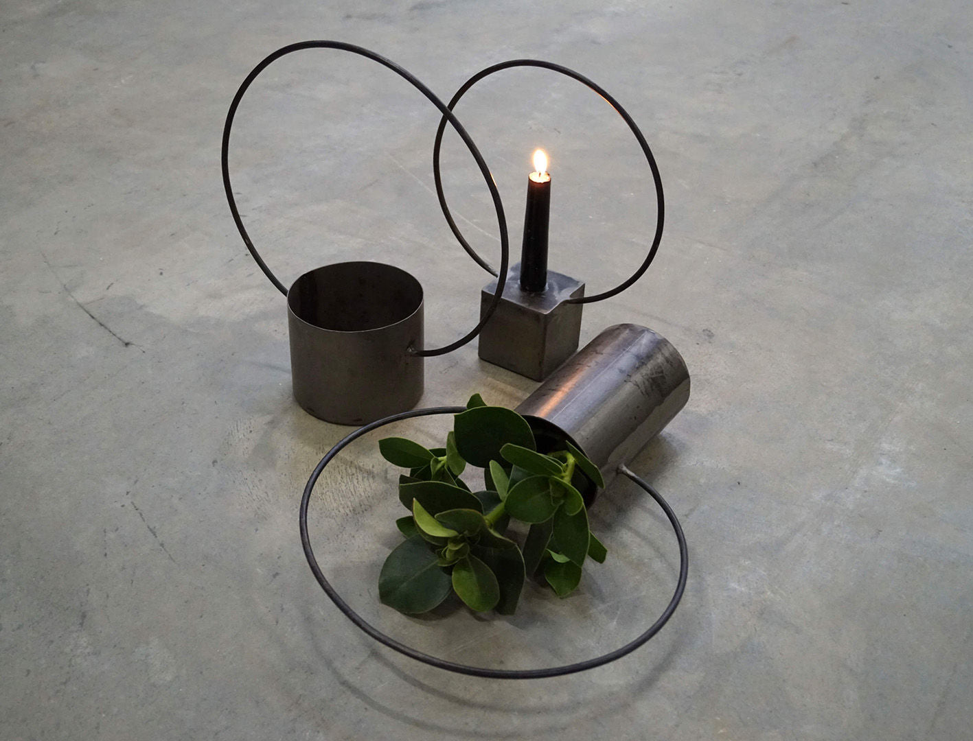 Trademark Living Darren cirkelformet lysestage