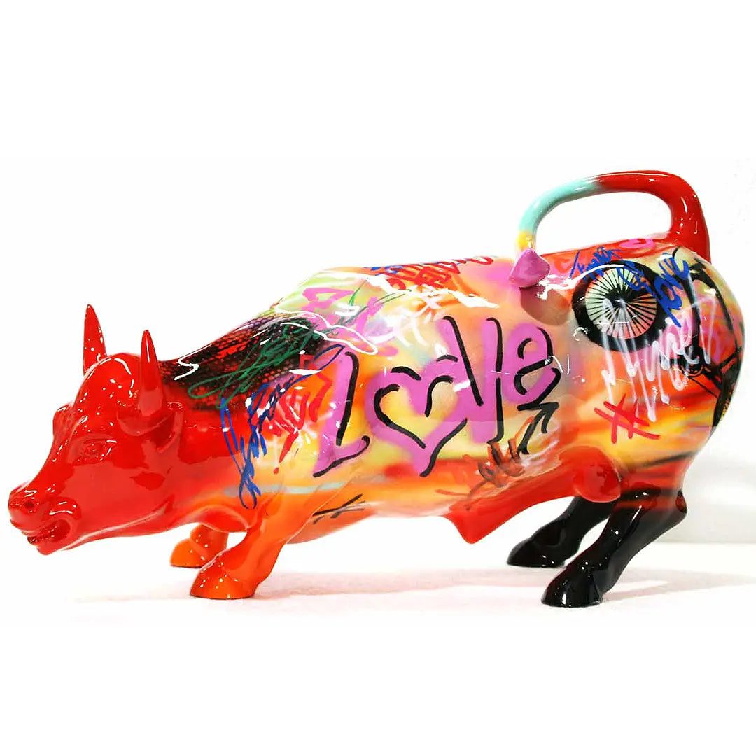 BULLNY SHE – håndmalet kunstfigur
