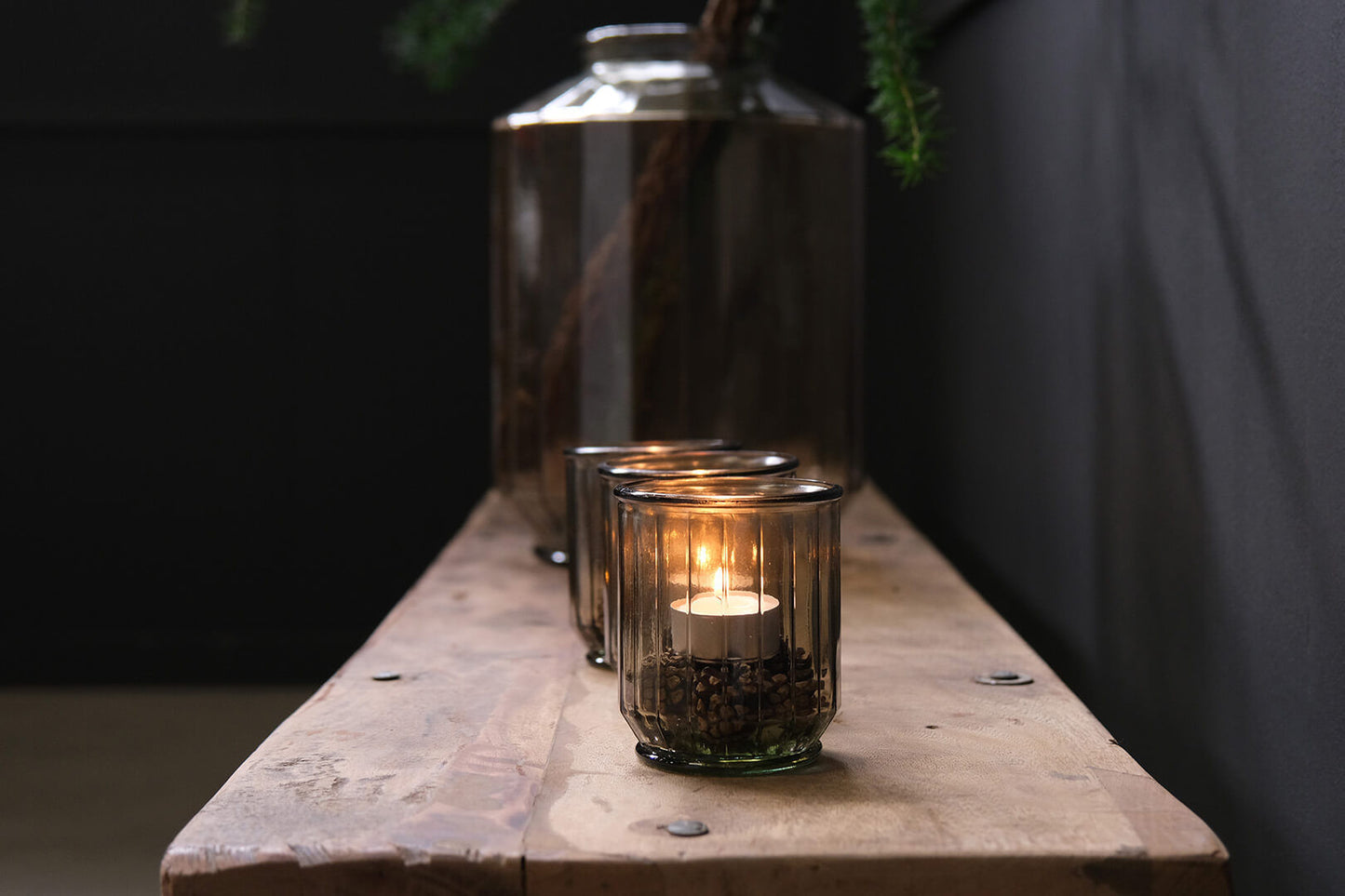Trademark Living The Edge vase/skjuler - røgfarvet