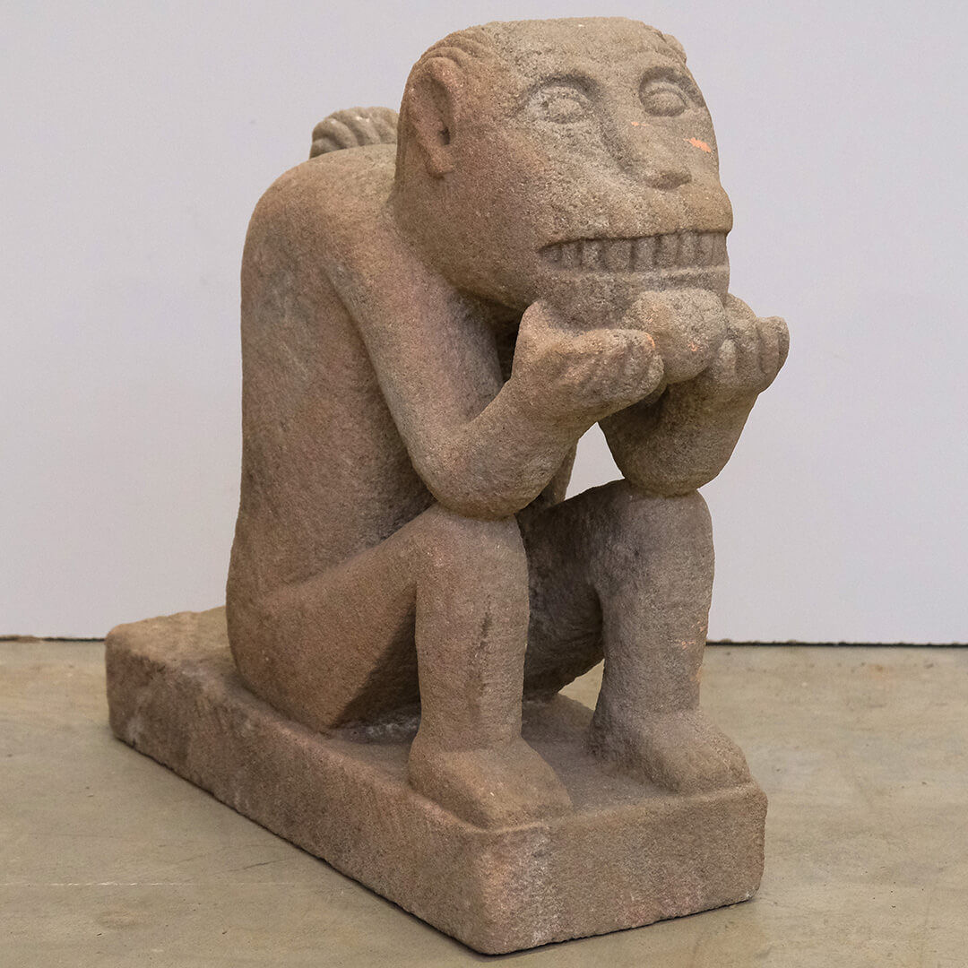 Trademark Living Abefigur i sten