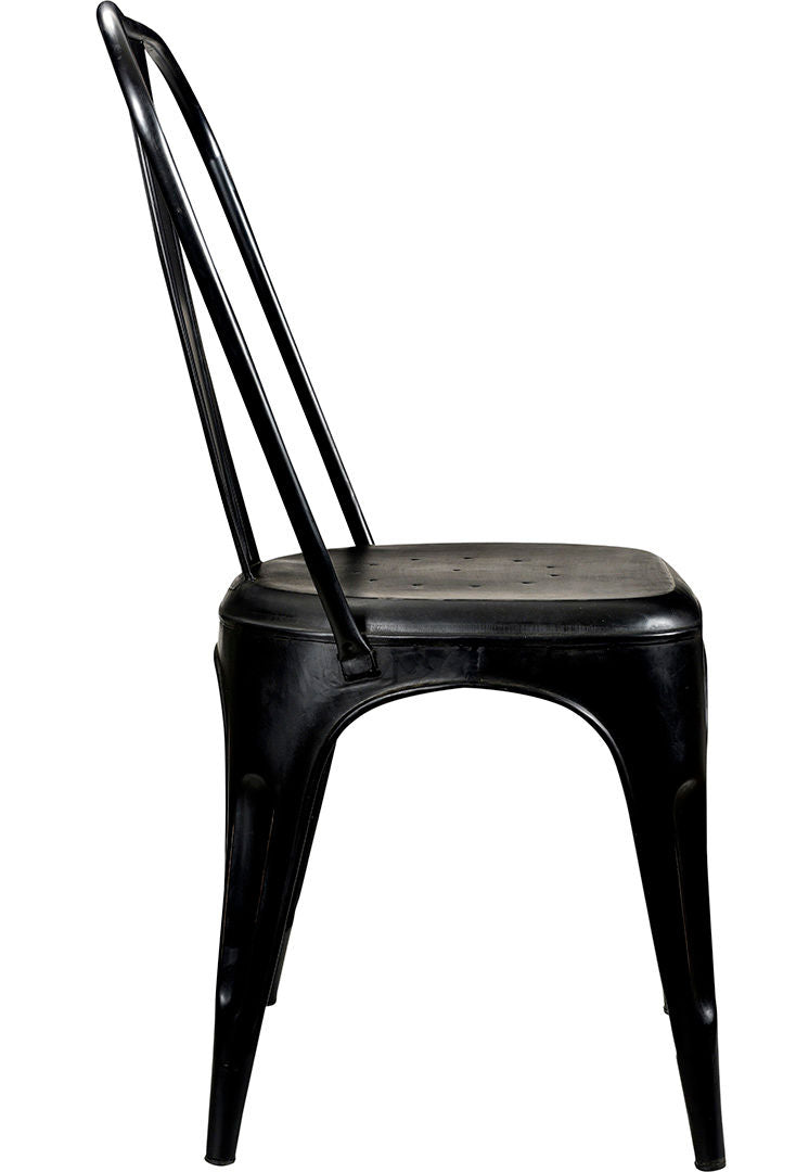 Trademark Living Living spisebordsstol med høj ryg - antiksort