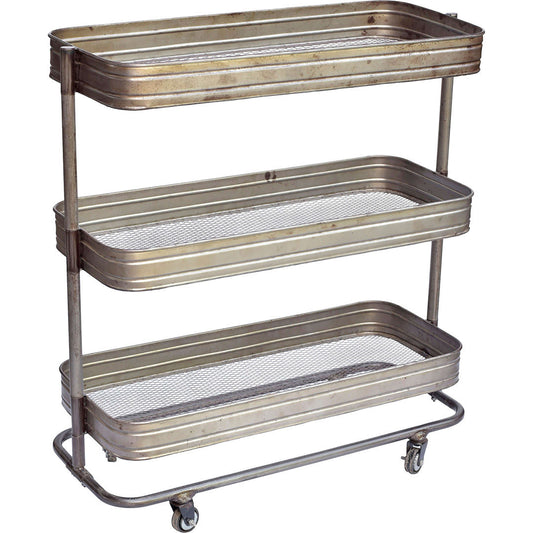 Trademark Living Vega rullebord - jern med klar lak