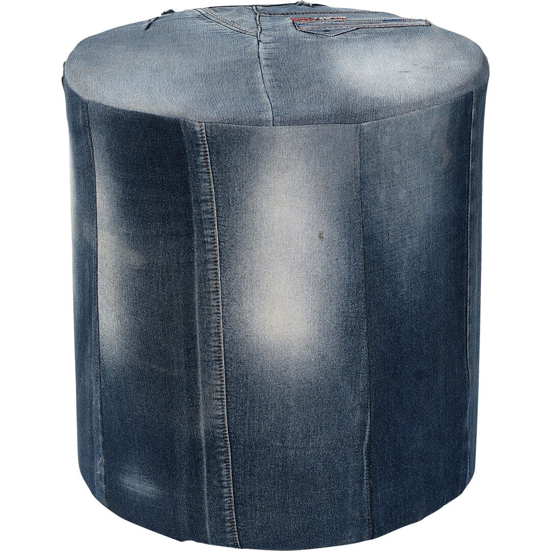 Trademark Living Denim puf - høj
