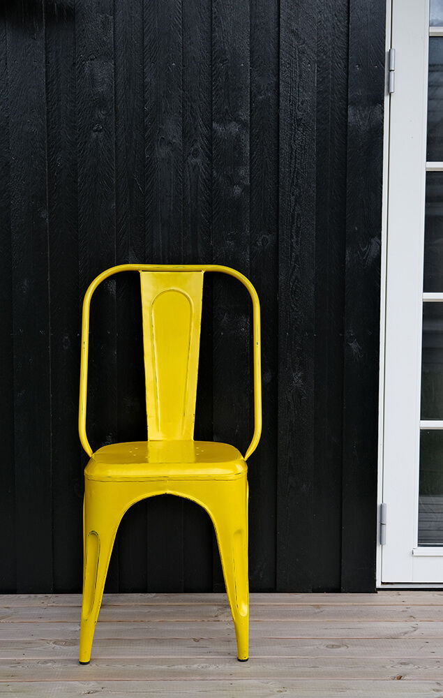 Trademark Living Living spisebordsstol med høj ryg - antikgul