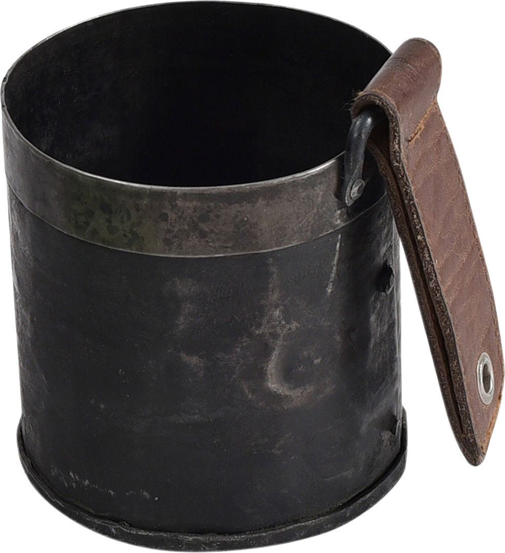 Trademark Living Kayser bøtte med læderhank