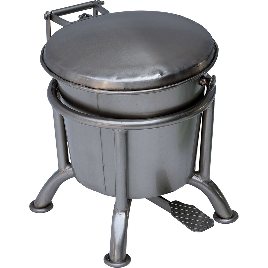 Trademark Living Klapp pedalspand shiny - S