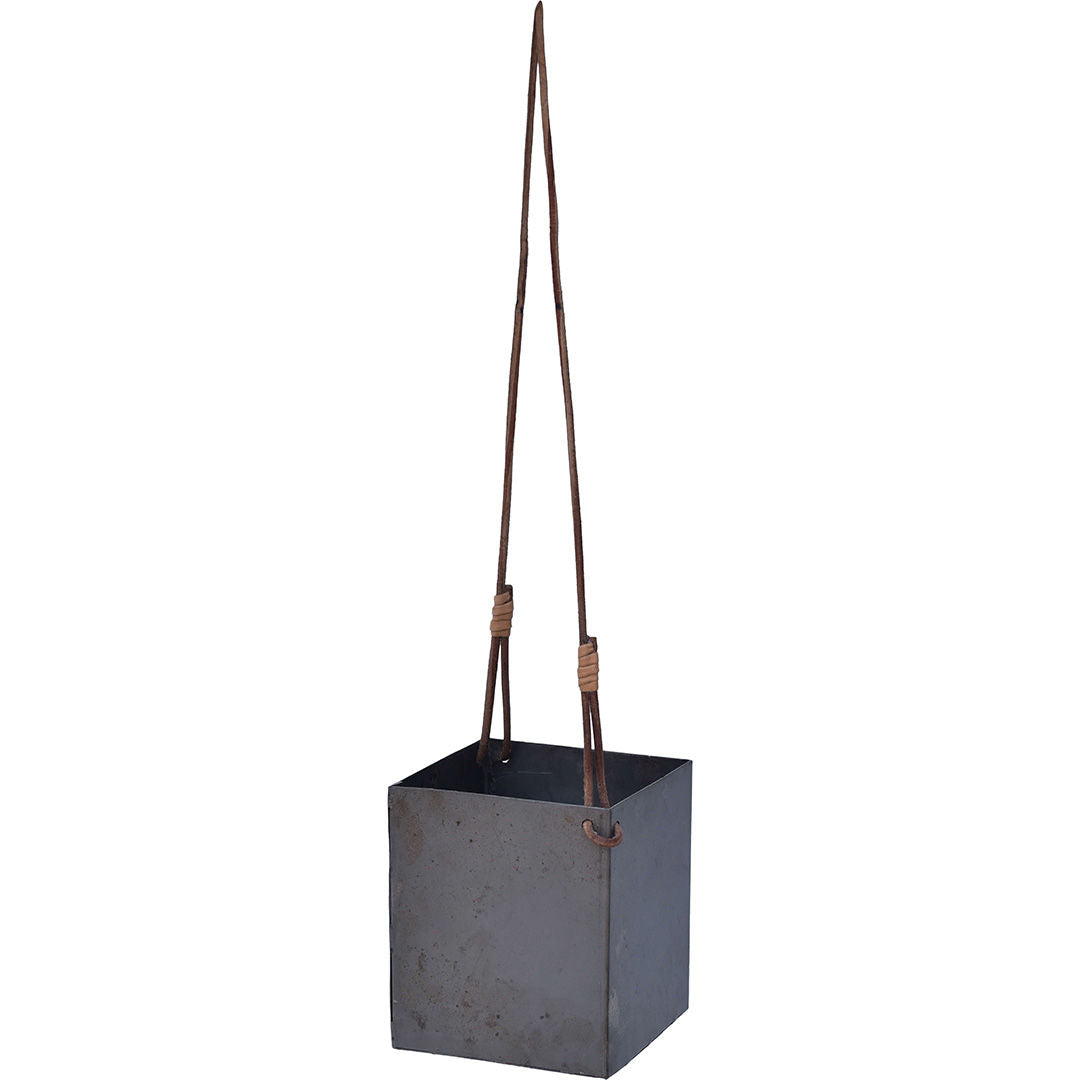 Trademark Living Sikasso jernpotte med læderstrop