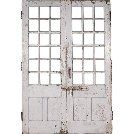 Trademark Living Gammel hvid dobbeltdør