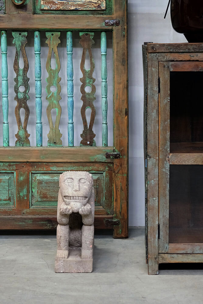 Trademark Living Abefigur i sten