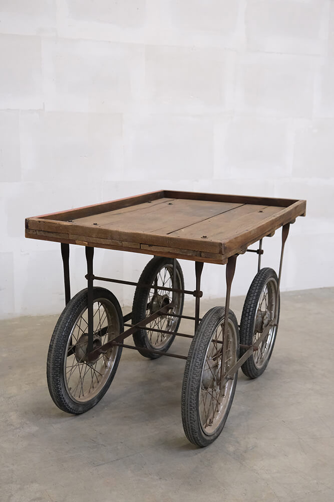 Trademark Living Gammel markedsvogn i træ