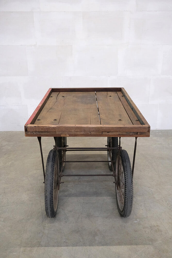 Trademark Living Gammel markedsvogn i træ