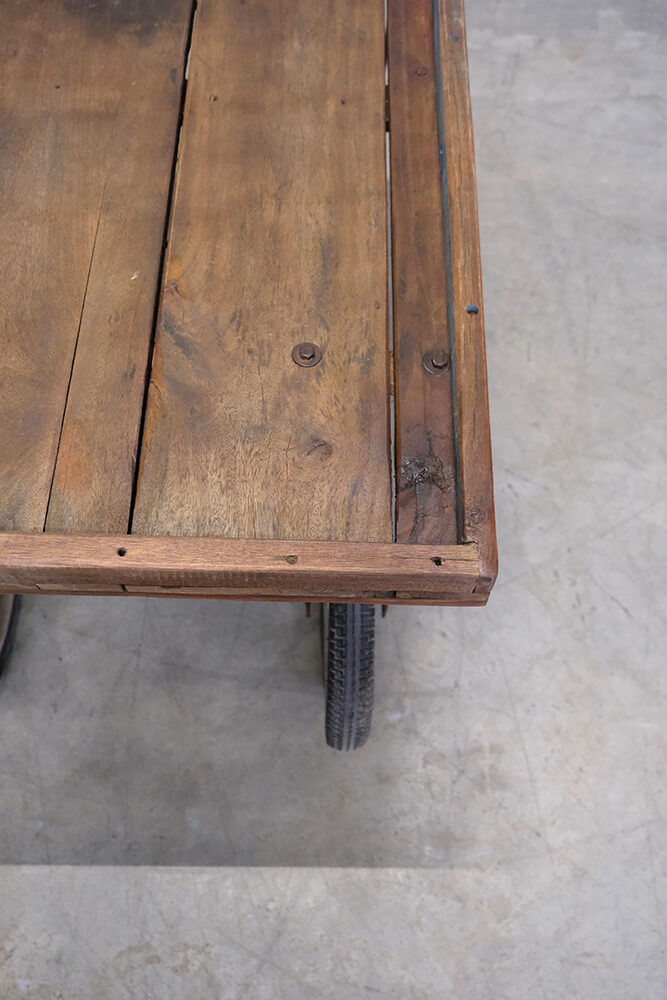 Trademark Living Gammel markedsvogn i træ