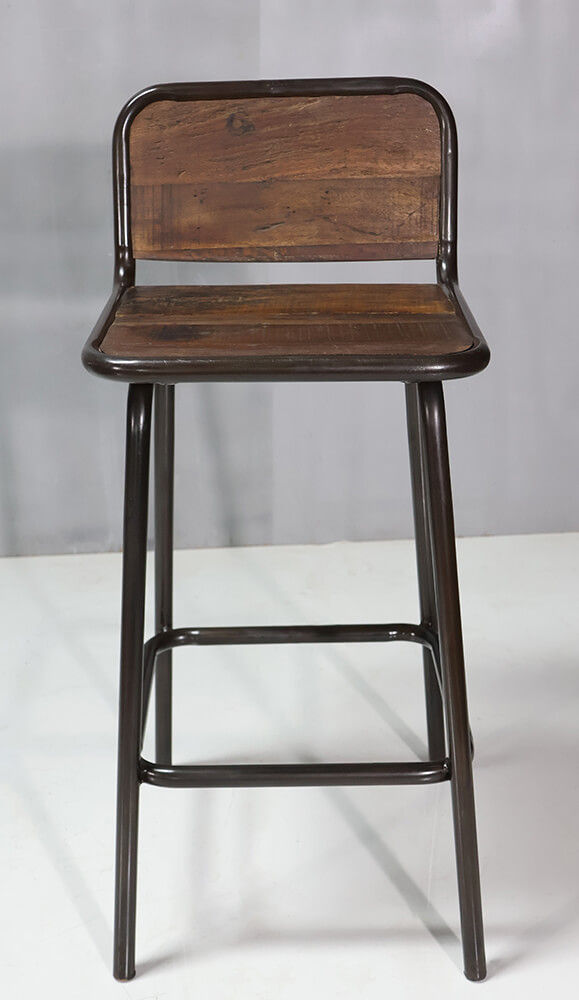 Trademark Living Helmer barstol med genbrugstræ