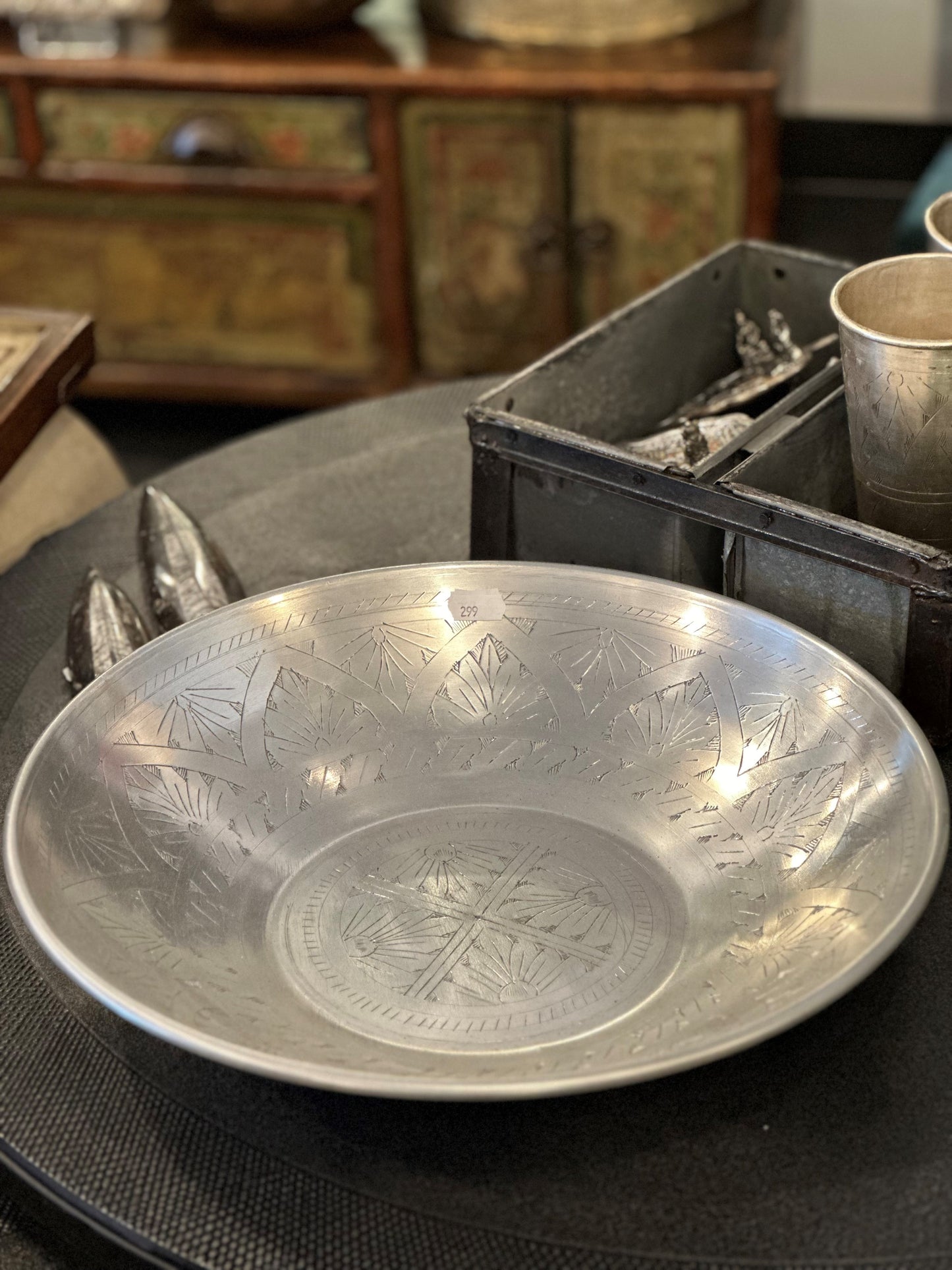 INDIAN SILVER ALU TRAY