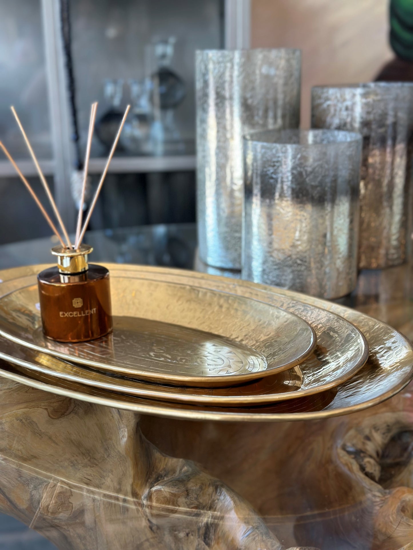 OVAL GOLD TRAY SMALL