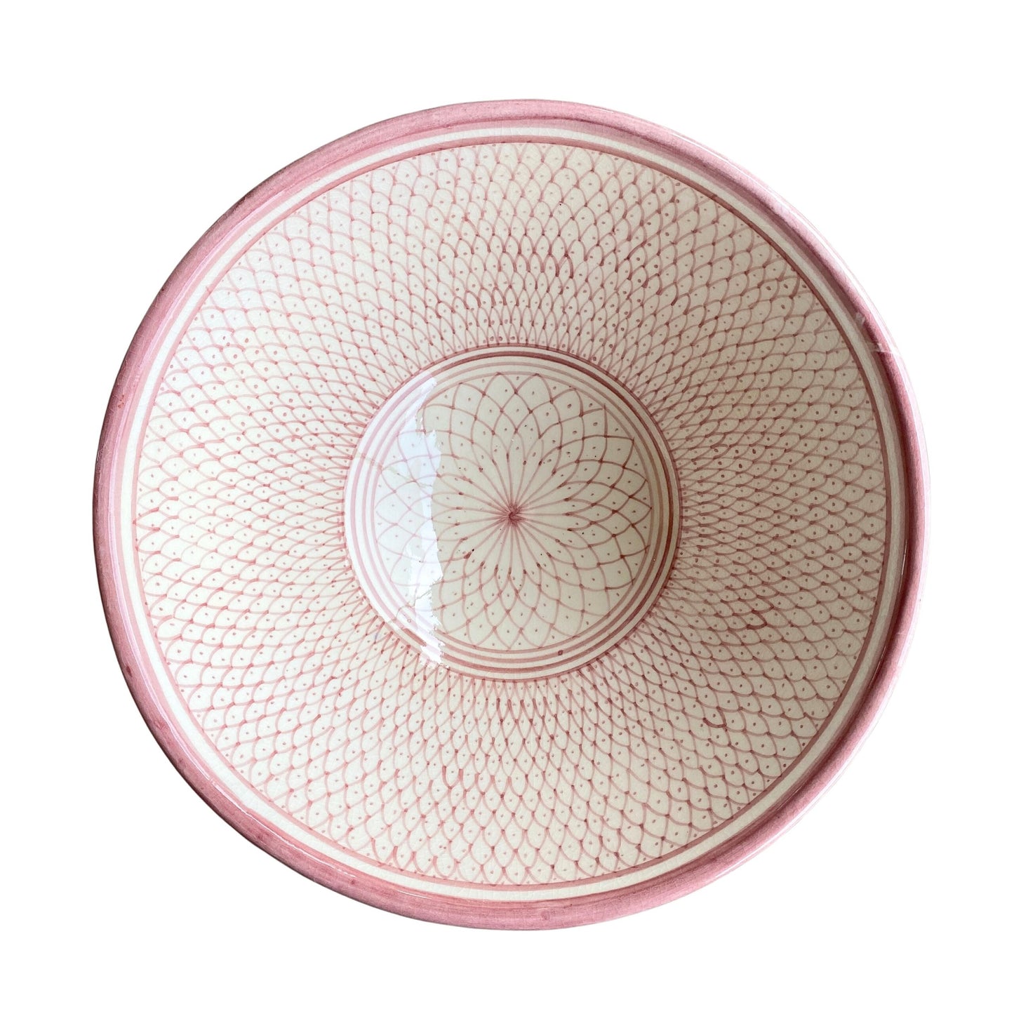 Marokkansk sart rosa keramikskål - Oda
