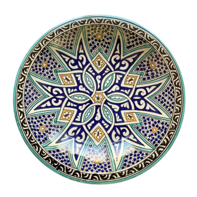 Marokkansk keramikfad – Gry - D 35 cm
