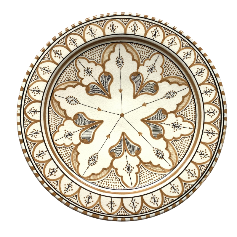 Marokkansk keramikfad – Mona - D 25 cm