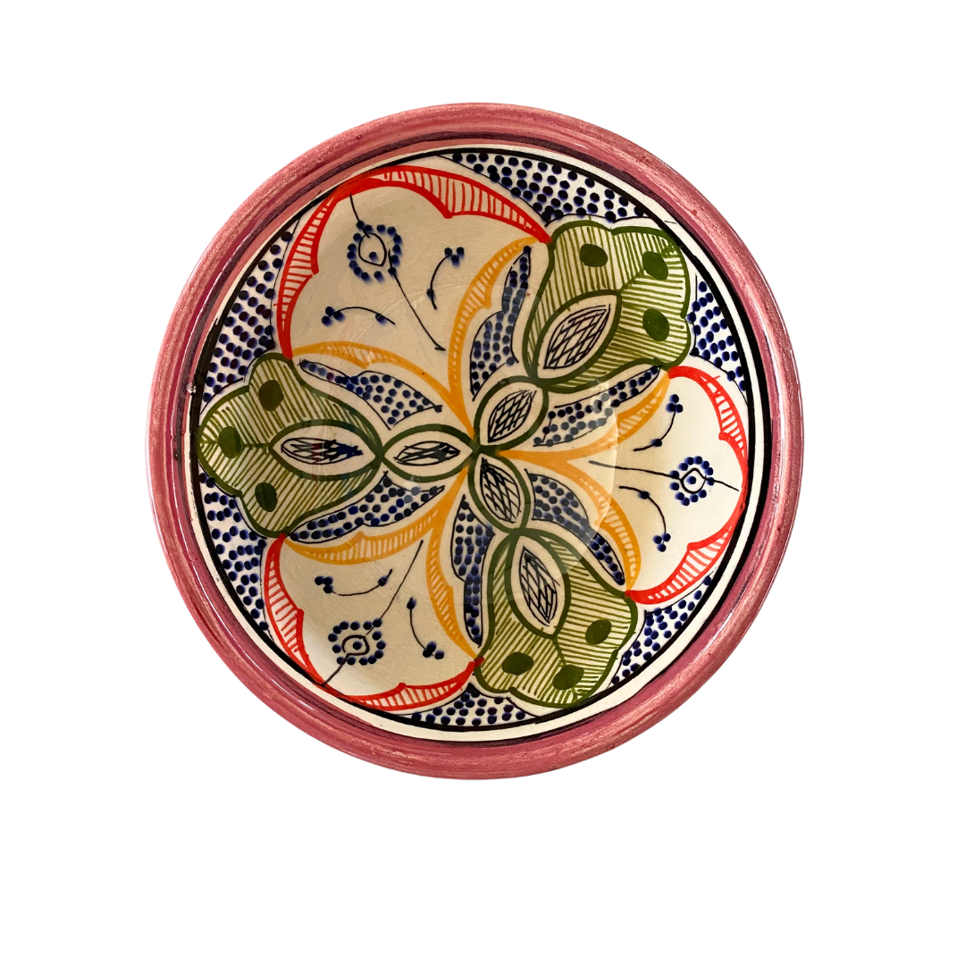 Marokkansk keramikskål - Tahia - D 16 cm