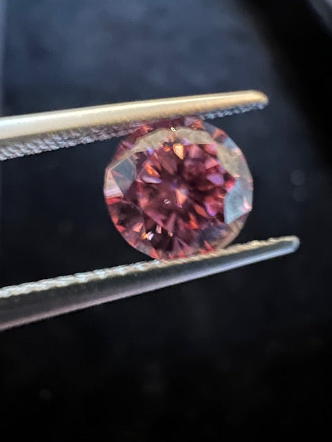 1.00 CT PINK LABGROWN MOISSANITE