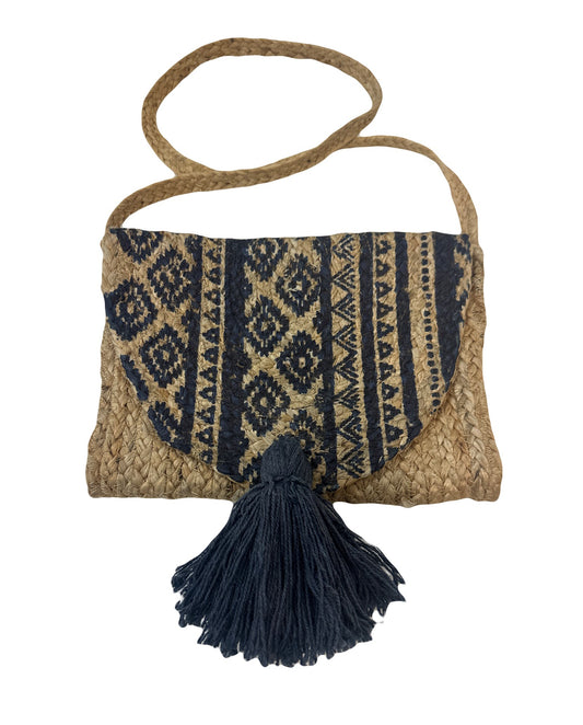 FIN JUTE SKULDERTASKE
