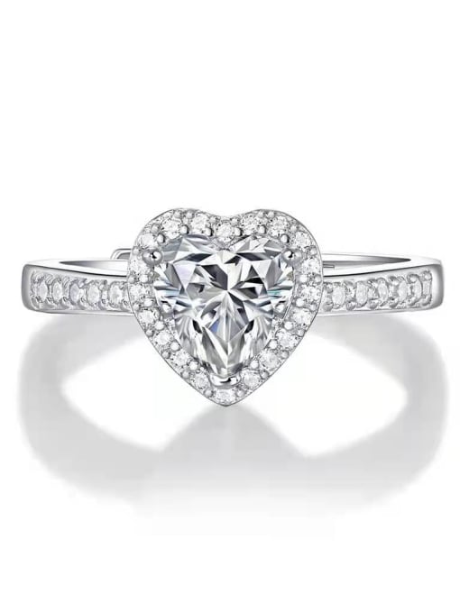 STERLING SILVER 925 MOISSANIT MULTISTONE D