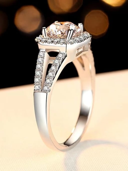 STERLING SILVER 925 MOISSANIT MULTISTONE