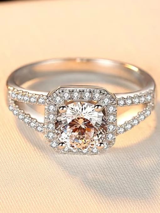 STERLING SILVER 925 MOISSANIT MULTISTONE