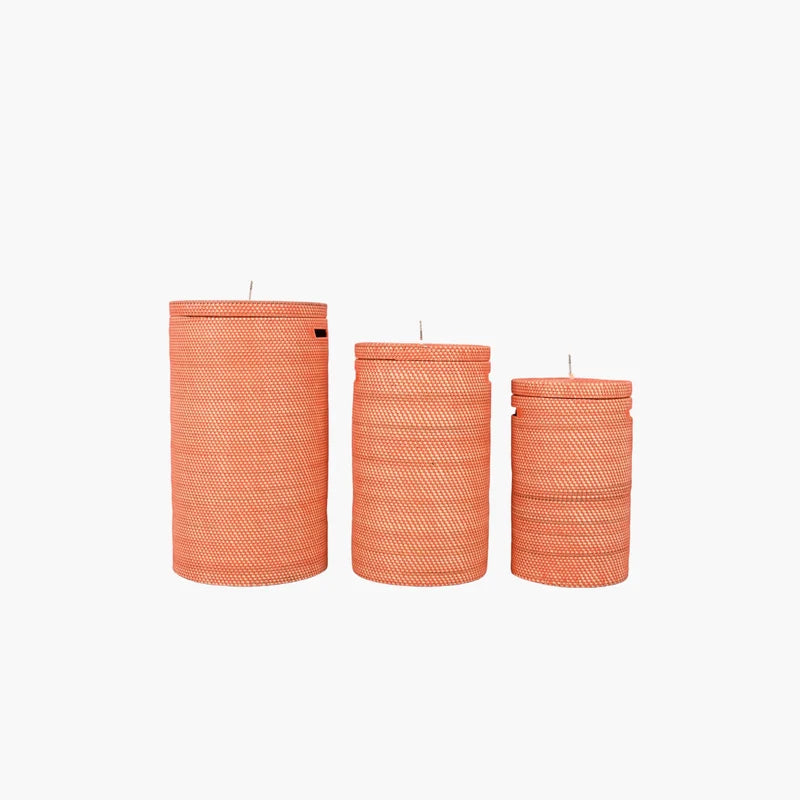 Bambuskurv – Terracotta - 3 størrelser