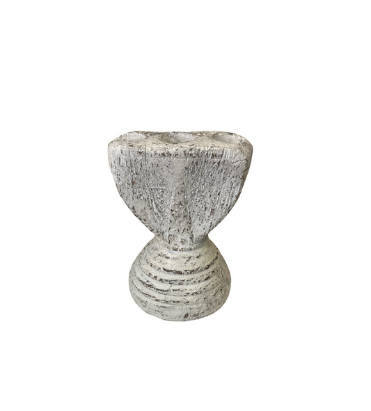 OLD WOOD CANDLEHOLD