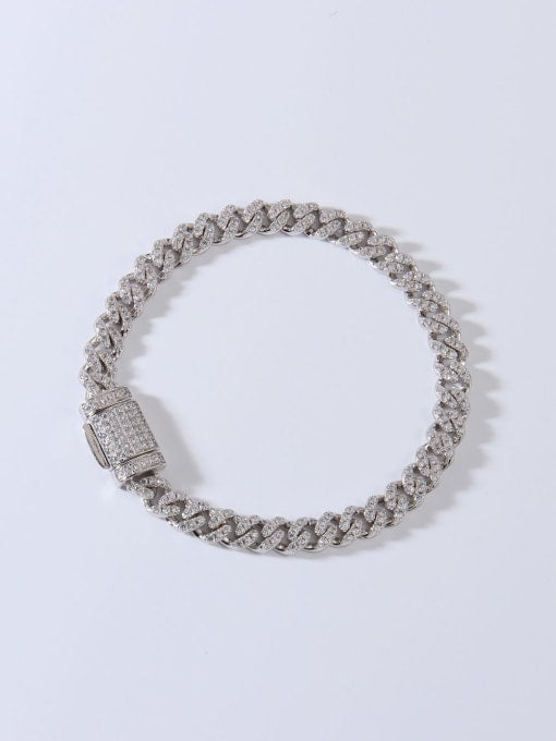 PANFAN ARMLÆNKE 925 STERLING SØLV - PLATINBELAGT