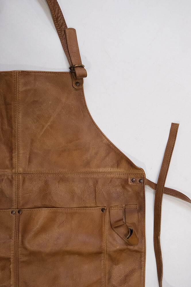 Trademark Living Nor læderforklæde - brun