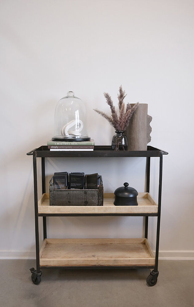 Trademark Living Lænke i hvid marmor