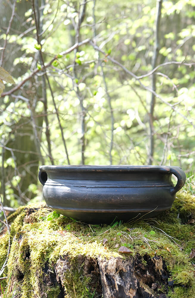 Trademark Living Botanic lerkrukke med håndtag - S