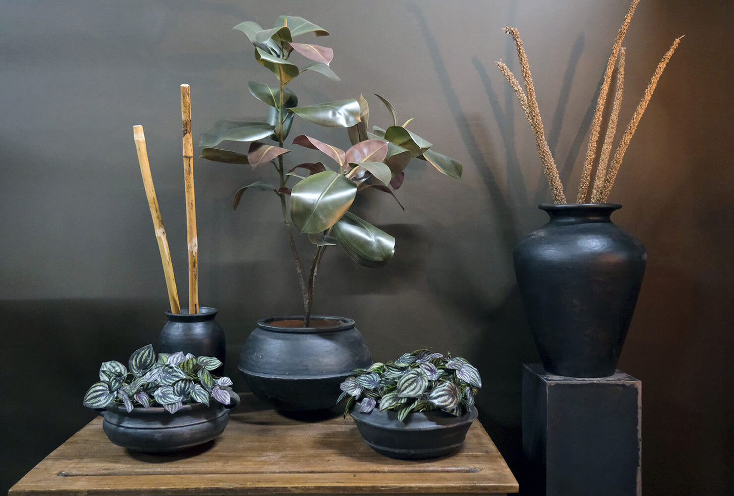 Trademark Living Botanic lerkrukke med håndtag - S