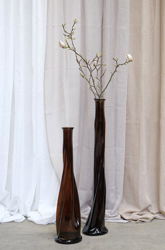 Trademark Living Paltrow gulvvase L - chokolade