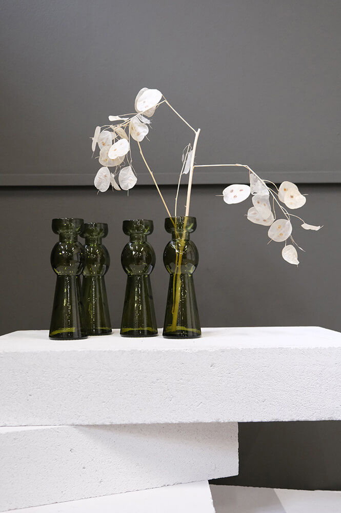Trademark Living Dias vase - olivengrøn