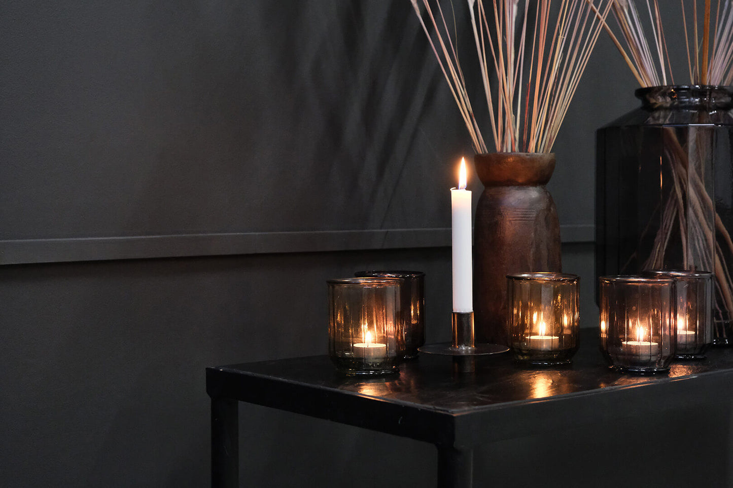 Trademark Living The Edge vase/skjuler - røgfarvet