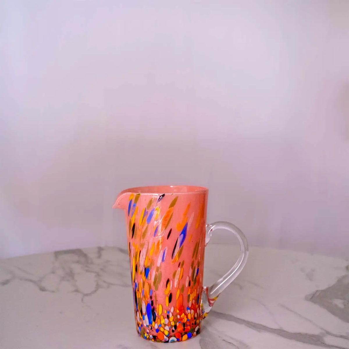 Brocca fra Roma Rosa-kollektionen i Murano-glas