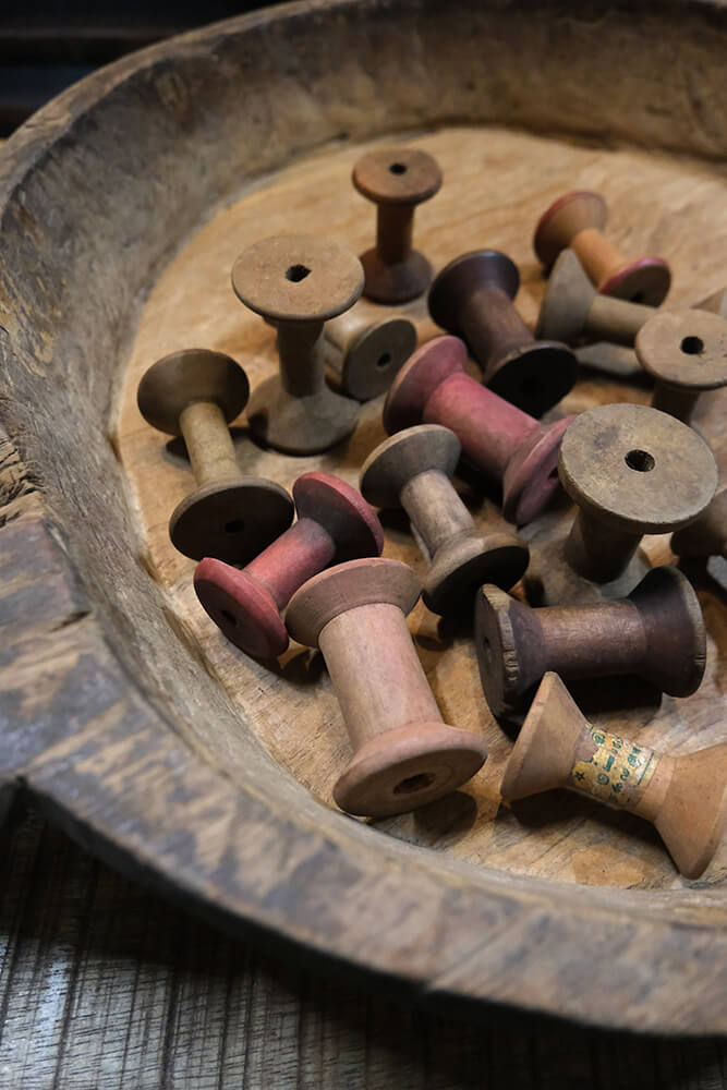 Trademark Living Lille gammel trådtrisse i træ