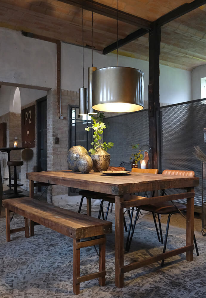 Trademark Living Jonah cylinderformet lampe L - antikmessing