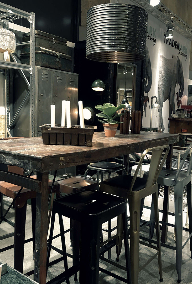 Trademark Living Copenhagen barskammel - shiny