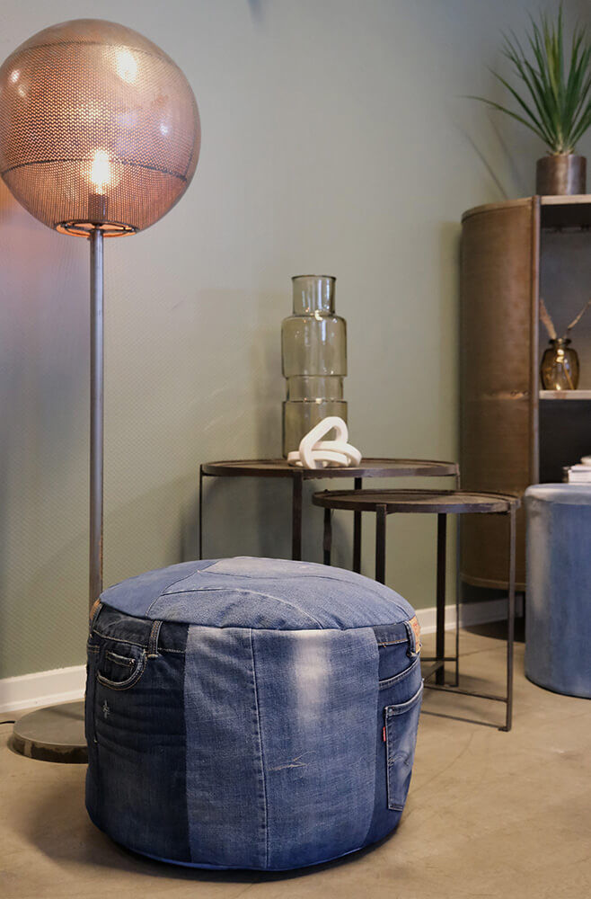 Trademark Living Denim puf - lav